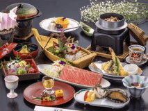 あわび・松阪牛・伊勢海老1匹刺身付き会席プラン