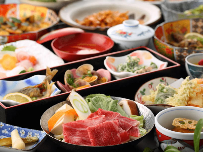 【GWは鶴荘へ】～夕食は季節の彩り御膳～【前菜ブッフェ】【蟹なし】