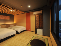 【禁煙】モダン和洋室≪ツインベッドルーム≫