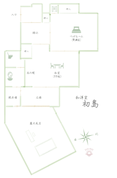 初島平面図