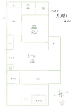 見晴し平面図