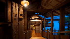 【別邸】古民家移築の重厚な空間 伊豆の幸を上品に味わう【スイート】