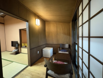 【10畳半露天付き】　源泉100％かけ流し半露天風呂付き【禁煙】