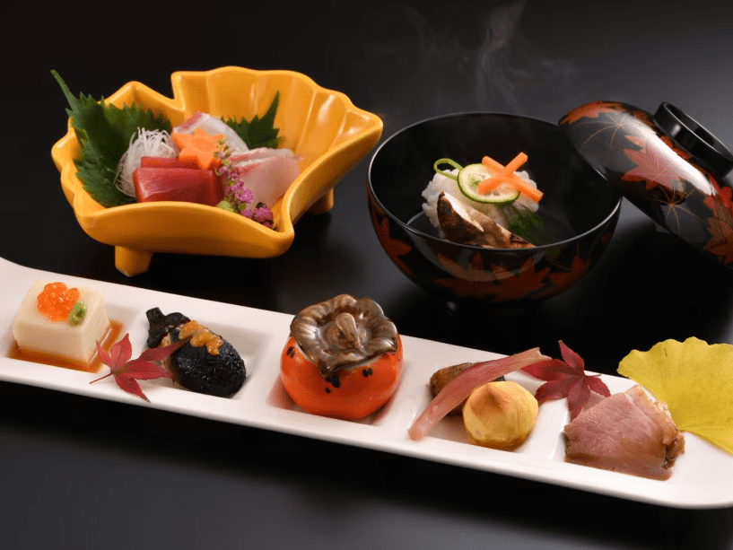 秋の季節の京会席イメージ