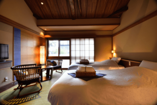 Gunjou Twin room on the 2nd floor Gunjou Twin room on the 2nd floor