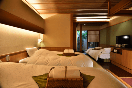 Moegi  Twin or Triple room on the ground floor