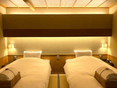 Moegi  Twin or Triple room on the ground floor