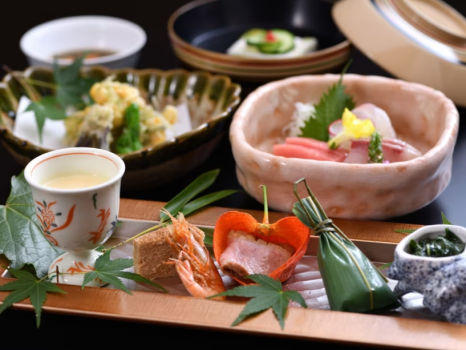 夏の季節の京会席イメージ