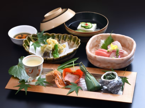夏の季節の京会席イメージ