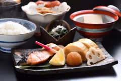 和朝食イメージ 旅館ならではの和朝食をお楽しみくださいませ。