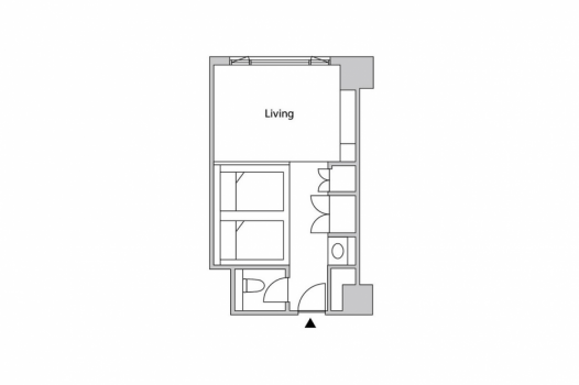 Standard Japanese-Western style room B (without shower and bathtub)