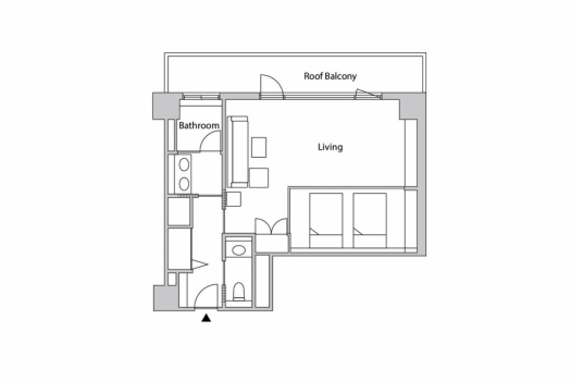 Special Twin Room with Balcony (with shower and bathtub) / 60㎡