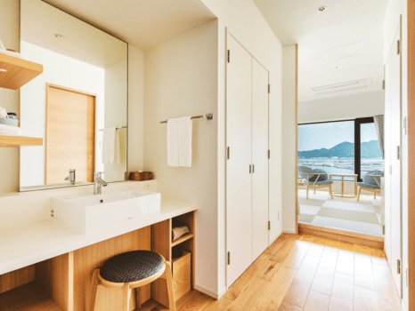 Standard Japanese-Western style room A (without shower and bathtub)