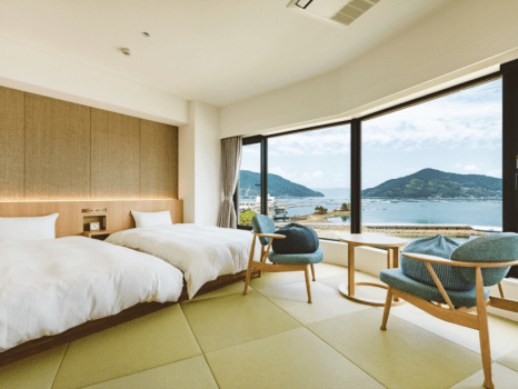 Standard Japanese-Western style room A (without shower and bathtub)