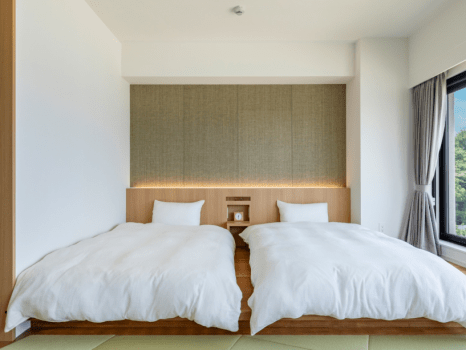 Standard Japanese-Western style room A (without shower and bathtub)