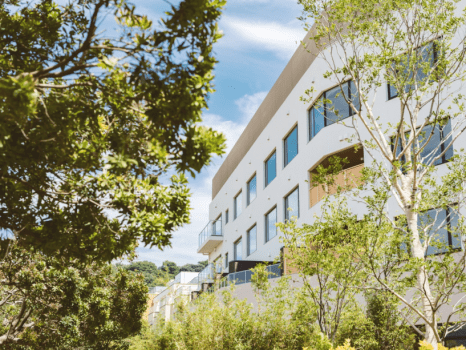 常に緑が茂り、どこからともなく鳥のさえずりが自然のＢＧＭに。