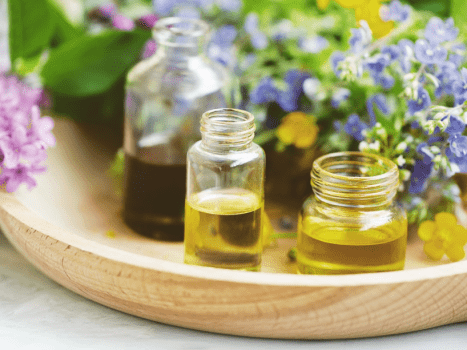 アロマのマッサージで癒されて