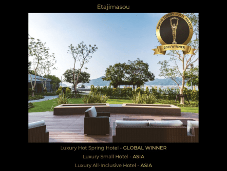 The World Luxury Hotel Awards2024を３冠受賞いたしました
