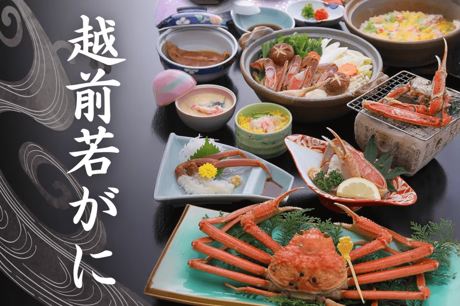 【越前若がに】身がみずみずしくさっぱりとした味わいが特徴の『若がに』は小さなお子様でも食べやすい！