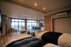 【デラックスルーム】シモンズ製ベッドと和の安らぎが融合した快適な部屋