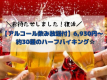【直前割】５％OFF【アルコール飲み放題付】バイキング＆ワンドリンク付／2食付