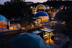 【オーシャンテラス】4ベッド・直径7ｍ＜”ウメ”＞ドームテント