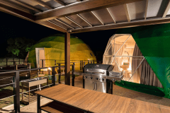 【オーシャンテラス】4ベッド・直径8ｍ＜”アジサイ”＞ドームテント