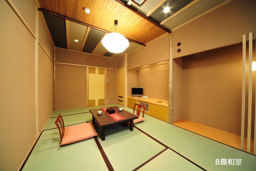聆聽利根川的潺潺水聲　現代日式客房　南龍館13.26 m2