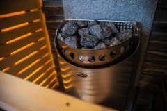 【露天風呂付き客室 プライベートサウナ付き】（「MISA社」のサウナストーブ）