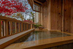 露天風呂付き客室 ツインルーム（露天風呂）