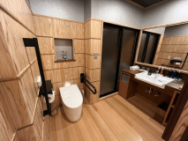 温泉半露天風呂付客室　ユニバーサルデザイン（トイレ）