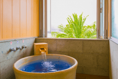 和洋室半露天風呂（温泉）