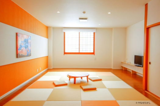 和室は定員５名　広々とした一番人気なタイプのお部屋です。