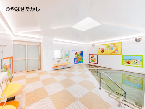 ホテル１階には大浴場（男女）を完備。デザインは２種類！お子さま用の浴槽も完備しております。