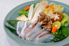 もみじ鯛のしゃぶしゃぶ