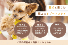 【愛犬旅応援プラン】淡路島ならではの愛犬用ごちそうセット&宿泊10%OFF<期間限定>|淡路島リゾートグランピングBBQ 【愛犬旅応援プラン】淡路島ならではの愛犬用ごちそうセット&宿泊10%OFF<期間限定>|淡路島リゾートグランピングBBQ