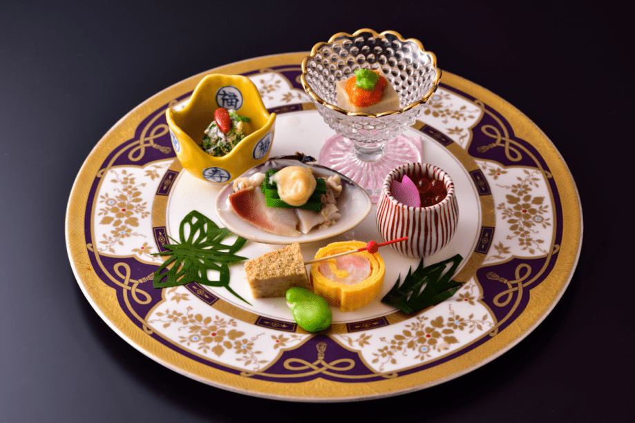 料理長特選会席　前菜一例