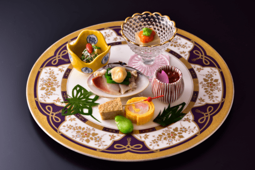 料理長特選会席　前菜一例