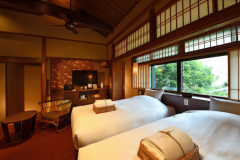 Ginshu (Japanisches Zweibettzimmer im Kyoto-Gasthaus-Stil) – 1. Etage, Hauptgebäude Ginshu (Japanisches Zweibettzimmer im Kyoto-Gasthaus-Stil) – 1. Etage, Hauptgebäude