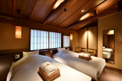 Fujimurasaki (Japanisches Zweibettzimmer im Kyoto-Gasthaus-Stil) – 1. Etage, Hauptgebäude Fujimurasaki (Japanisches Zweibettzimmer im Kyoto-Gasthaus-Stil) – 1. Etage, Hauptgebäude