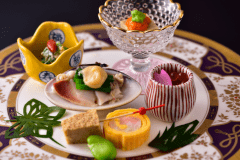 料理長特選会席　前菜一例