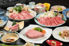 米沢牛 4種食べ尽くし一例 米沢牛 4種食べ尽くし一例