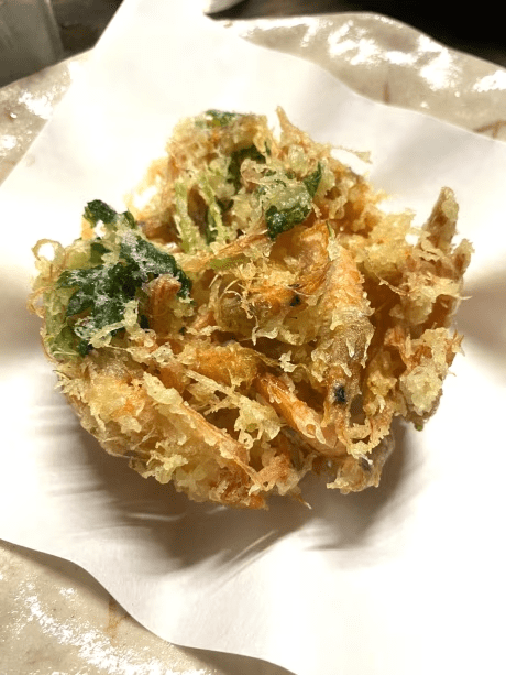 アカシャエビかき揚げ