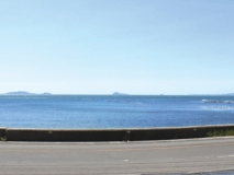 正面玄関からの景色