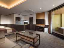 露天風呂付ツインルーム　客室の一例