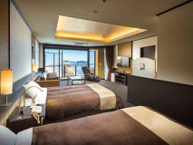 露天風呂付ツインルーム　客室の一例