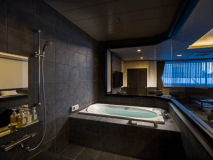 シアターツインルーム　客室内デラックスバスの一例