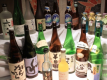 知多の地酒や地ビールの他、おすすめの名酒などもずらり♪地酒飲み比べもございます。