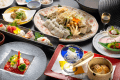 はも会席の一例　※料理内容や器が異なる場合がございます。