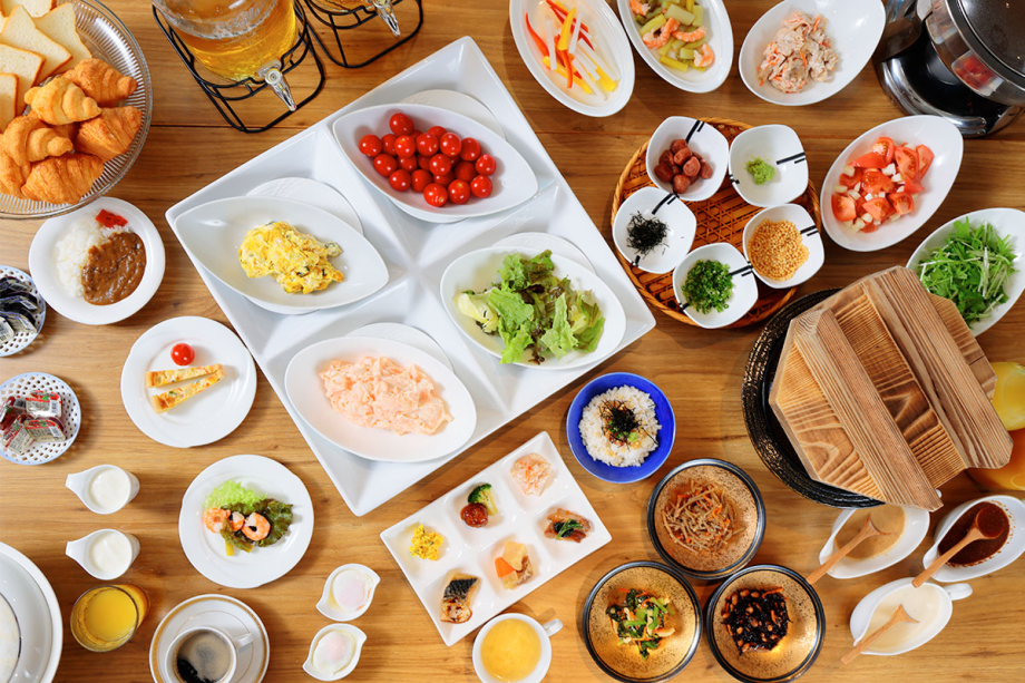 【朝食】「長崎県産」の食材をたっぷりと。<和・洋>多彩な朝食ビュッフェをお召し上がりください♪ 【朝食】「長崎県産」の食材をたっぷりと。<和・洋>多彩な朝食ビュッフェをお召し上がりください♪